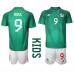 Mexiko Raul Jimenez #9 Barnkläder Hemma matchtröja till baby VM 2022 Kortärmad (+ Korta byxor) Billigt